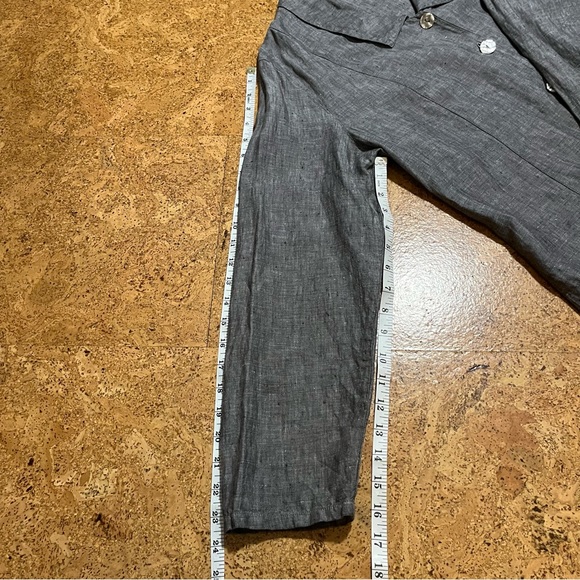 Two Star Dog 100% Linen Button Down Shirt Sz L - Picture 9 of 13